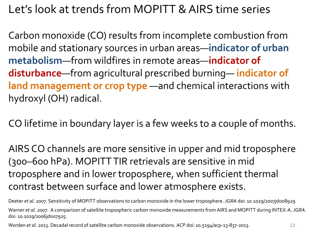 let s look at trends from mopitt airs time series