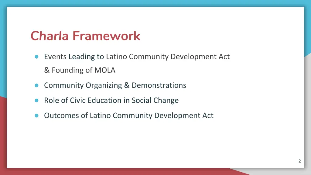charla framework