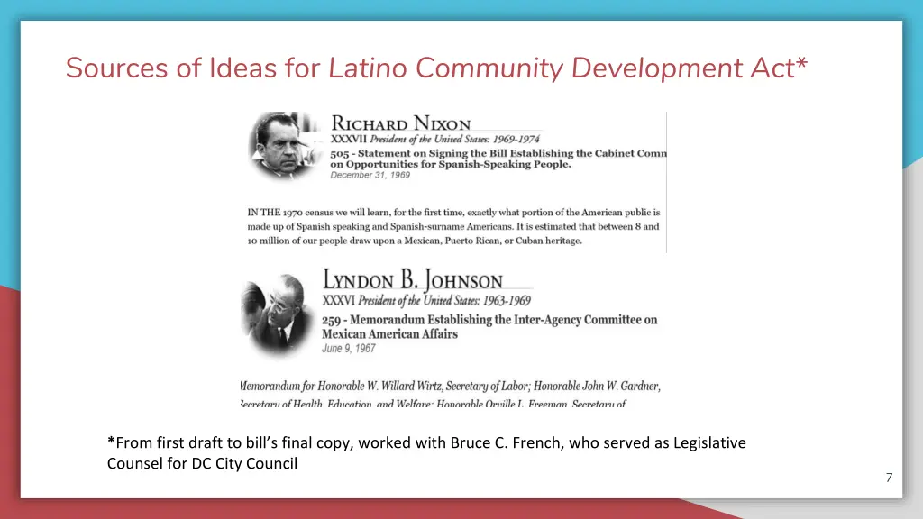 sources of ideas for latino community development
