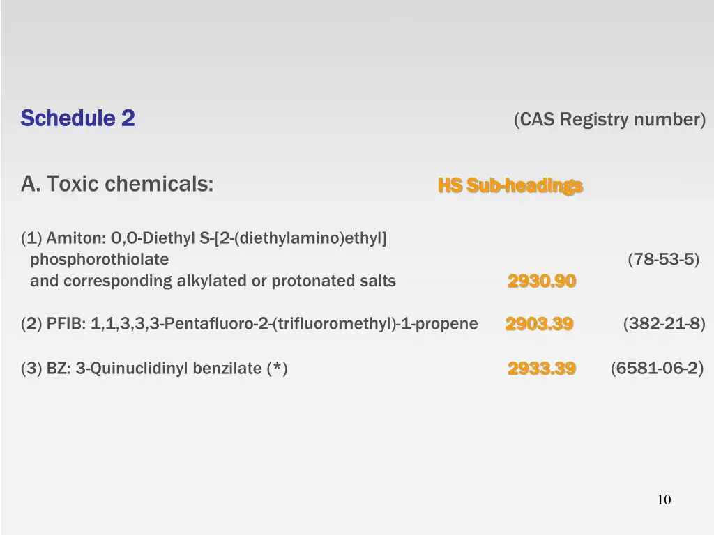 schedule 2 schedule 2 a toxic chemicals 1 amiton