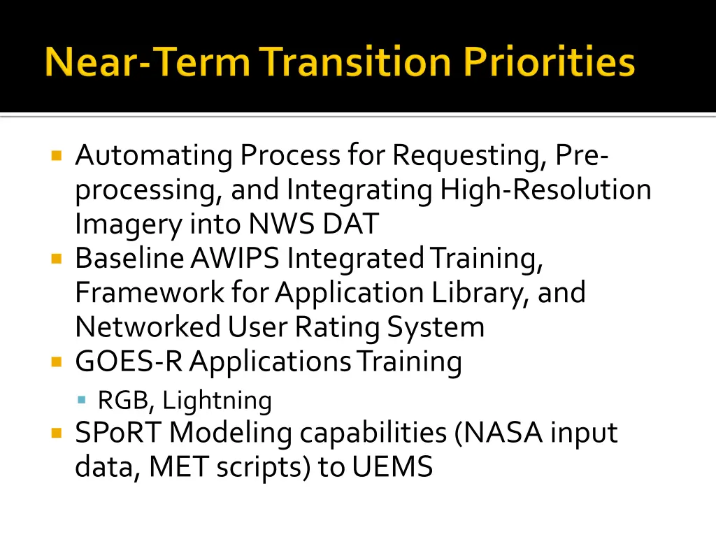 automating process for requesting pre processing