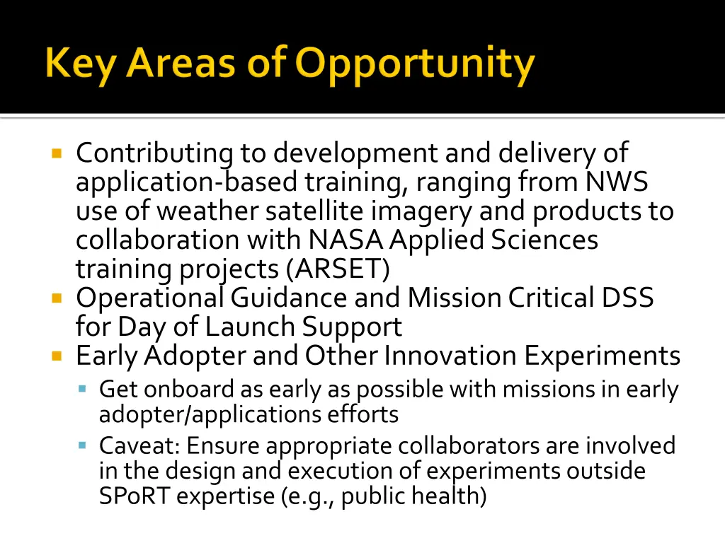 contributing to development and delivery