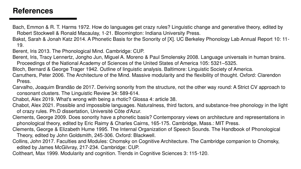 references