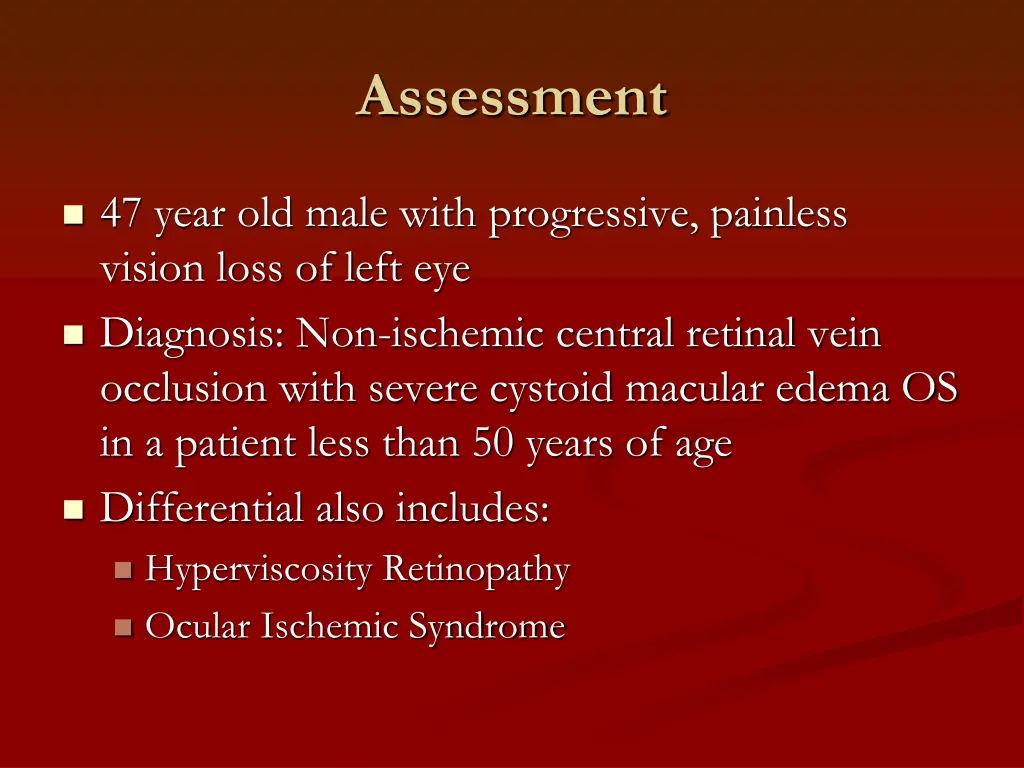 assessment