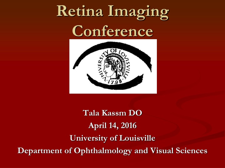 retina imaging conference