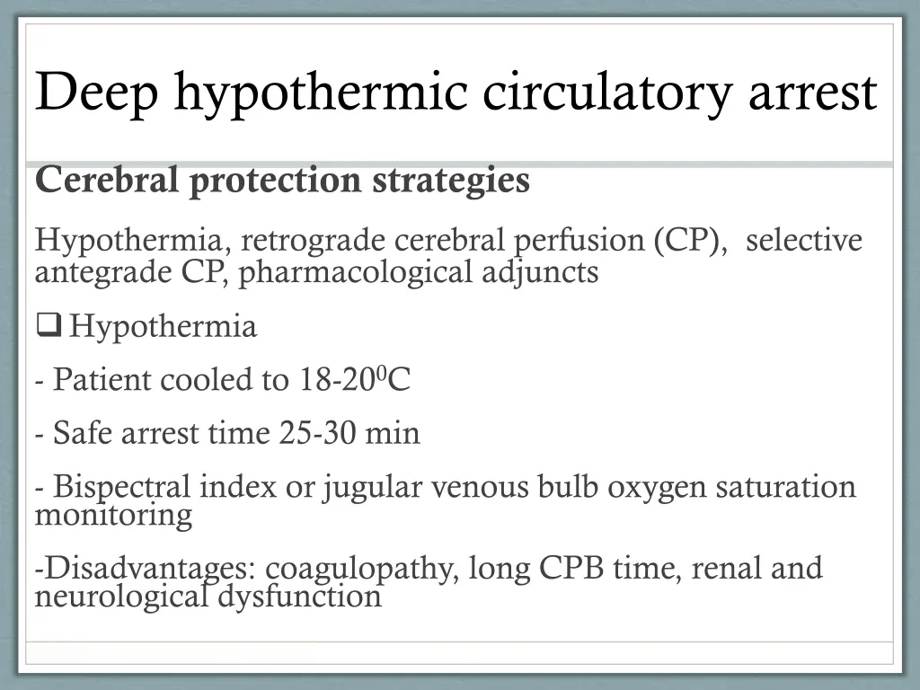 deep hypothermic circulatory arrest 3