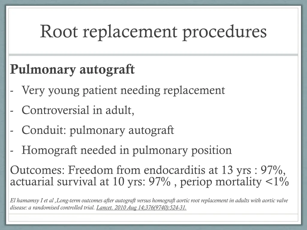 root replacement procedures 6