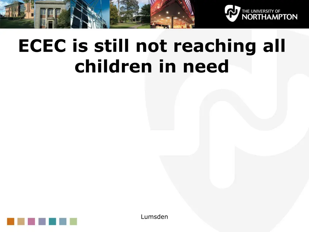 ecec is still not reaching all children in need