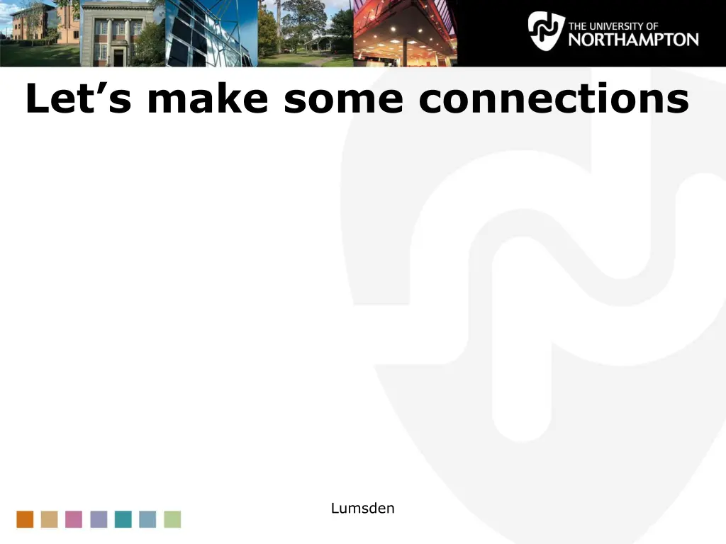 let s make some connections