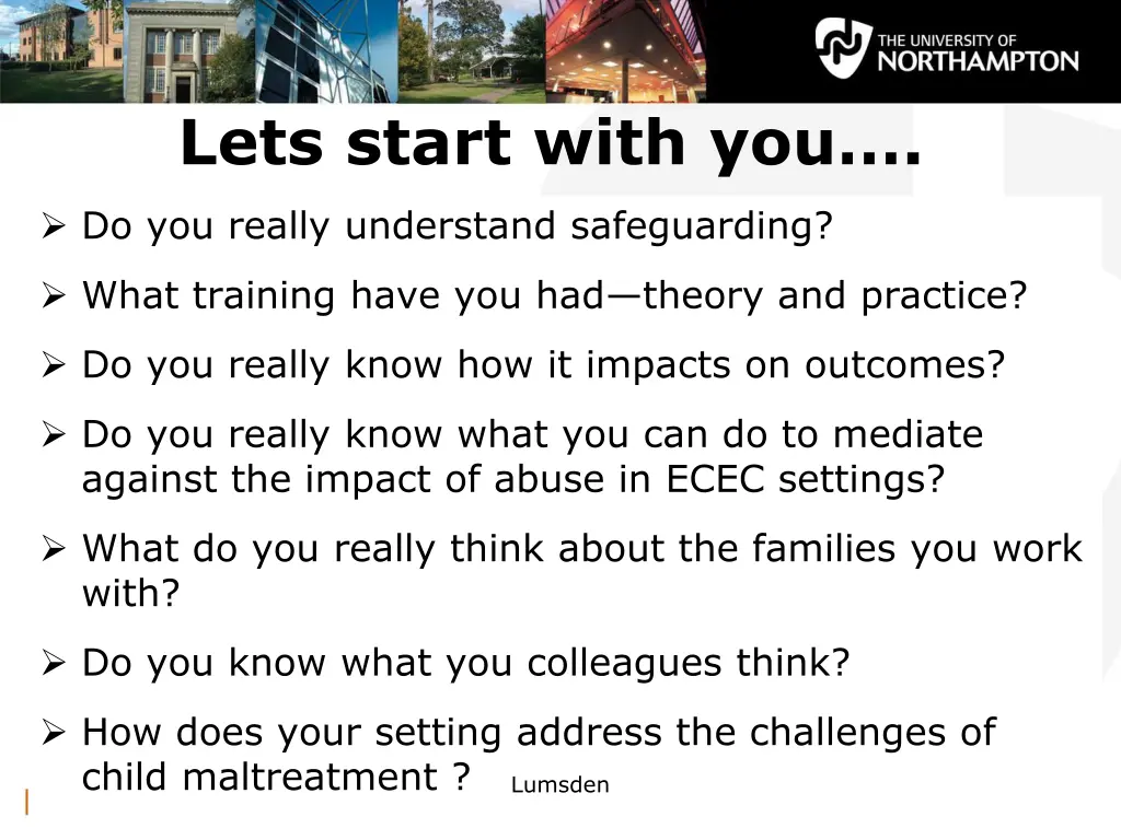 lets start with you