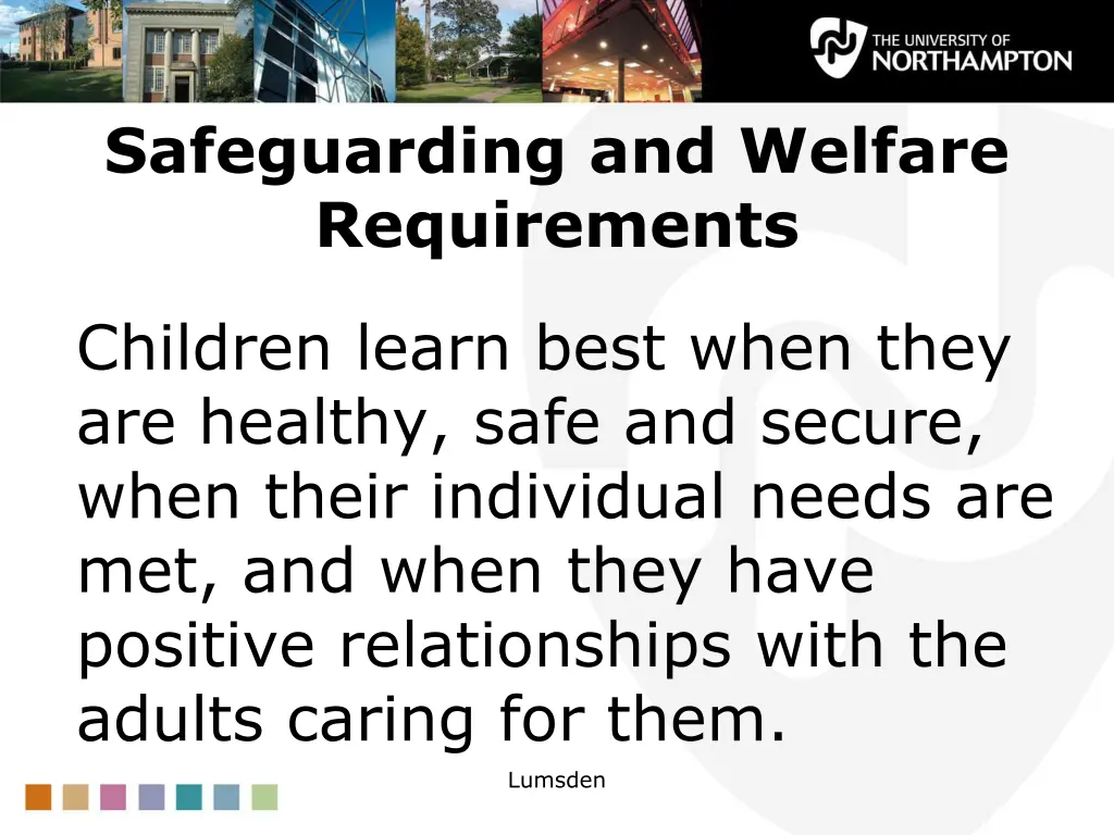 safeguarding and welfare requirements