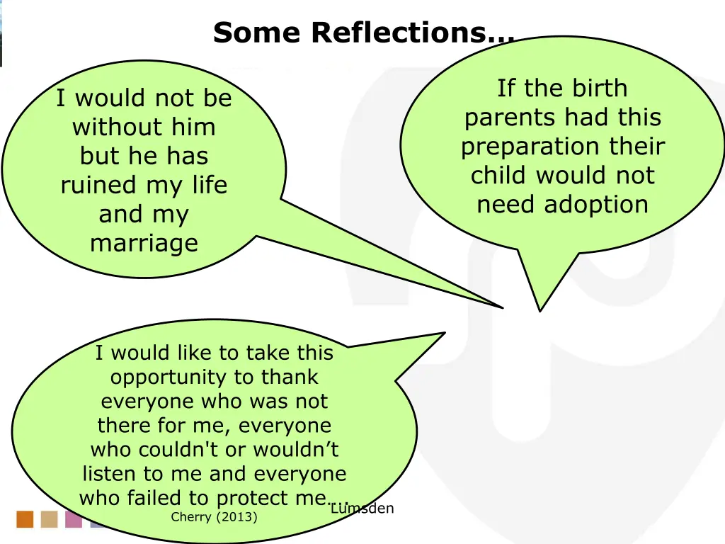 some reflections