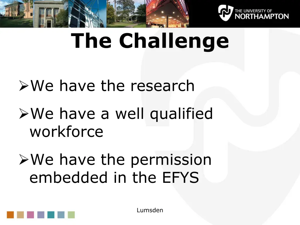 the challenge