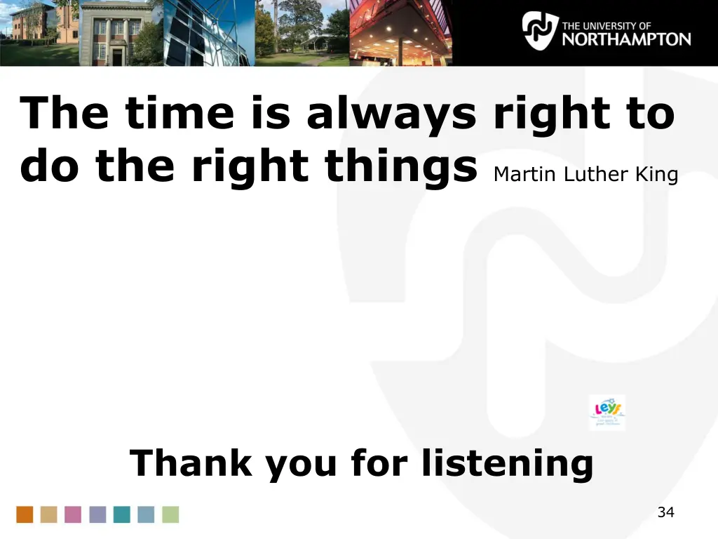 the time is always right to do the right things