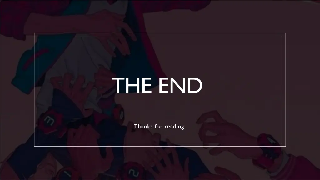 the end