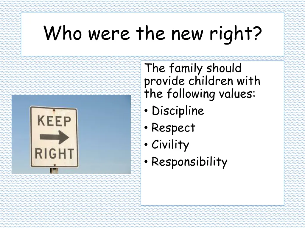 who were the new right 1