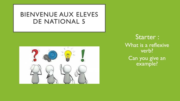 bienvenue aux eleves de national 5
