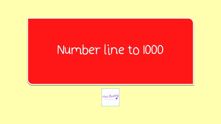 number line to 1000 number line to 1000