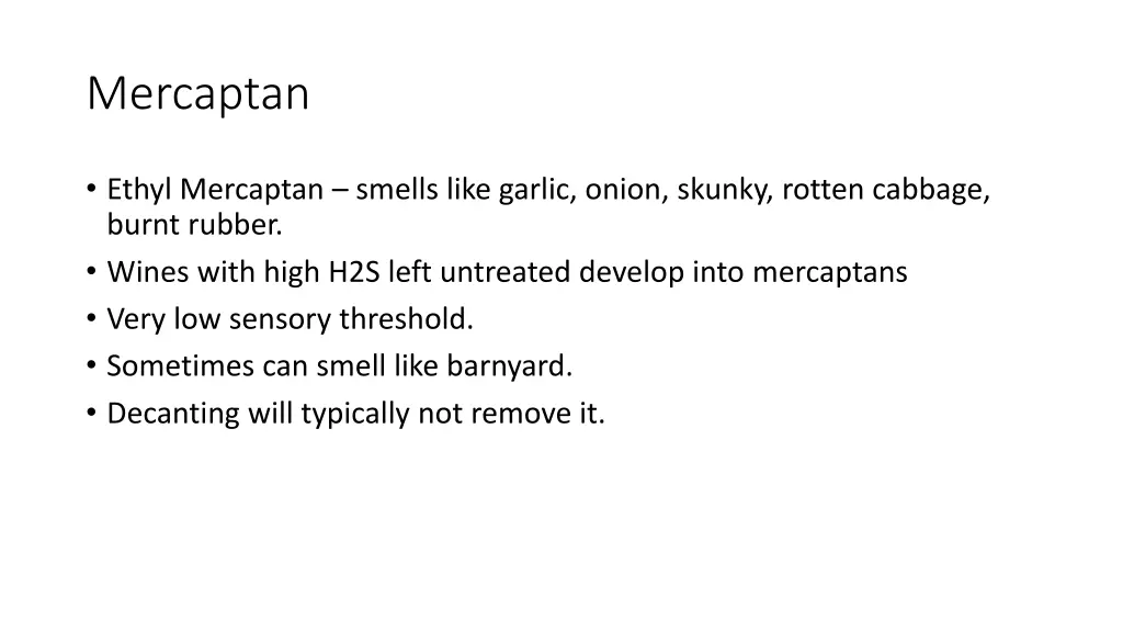 mercaptan