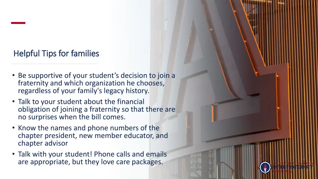 helpful tips for families helpful tips