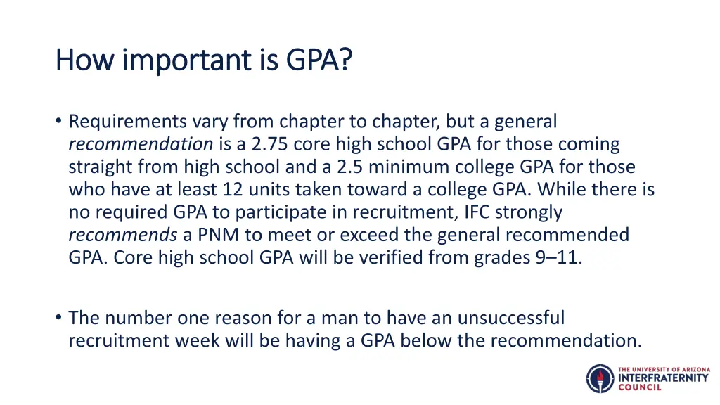 how important is gpa how important is gpa