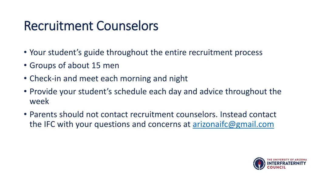 recruitment counselors recruitment counselors
