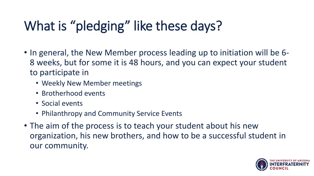 what is pledging like these days what is pledging