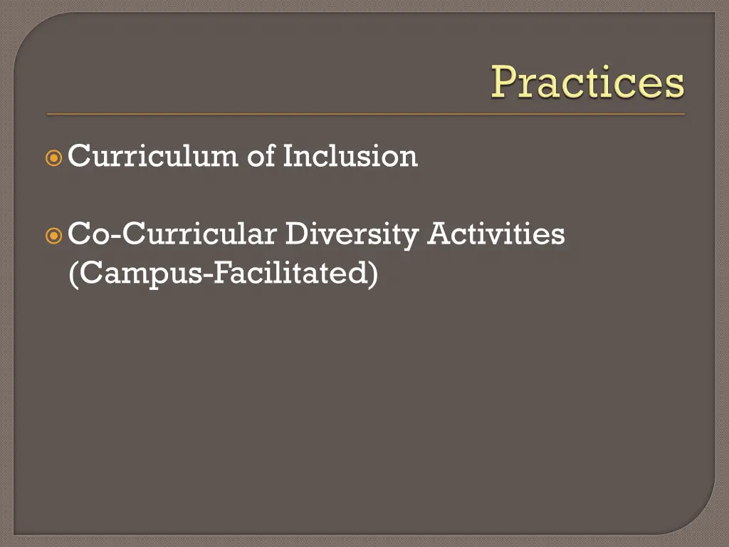 curriculum of inclusion
