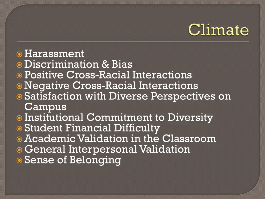 harassment discrimination bias positive cross