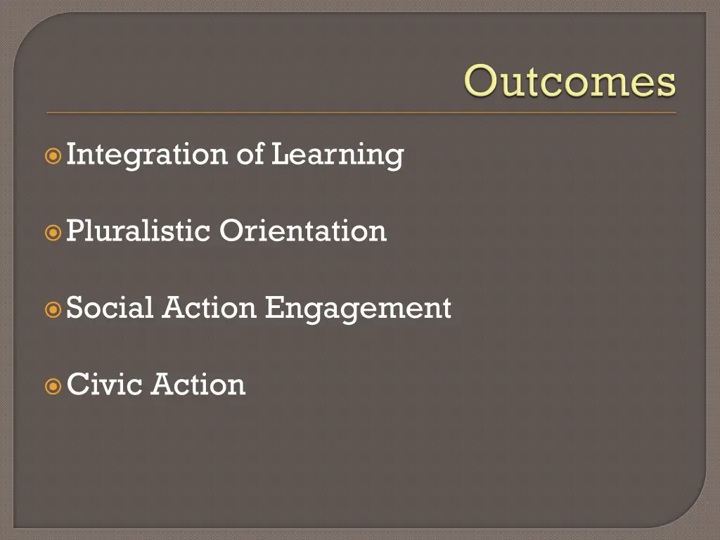 integration of learning