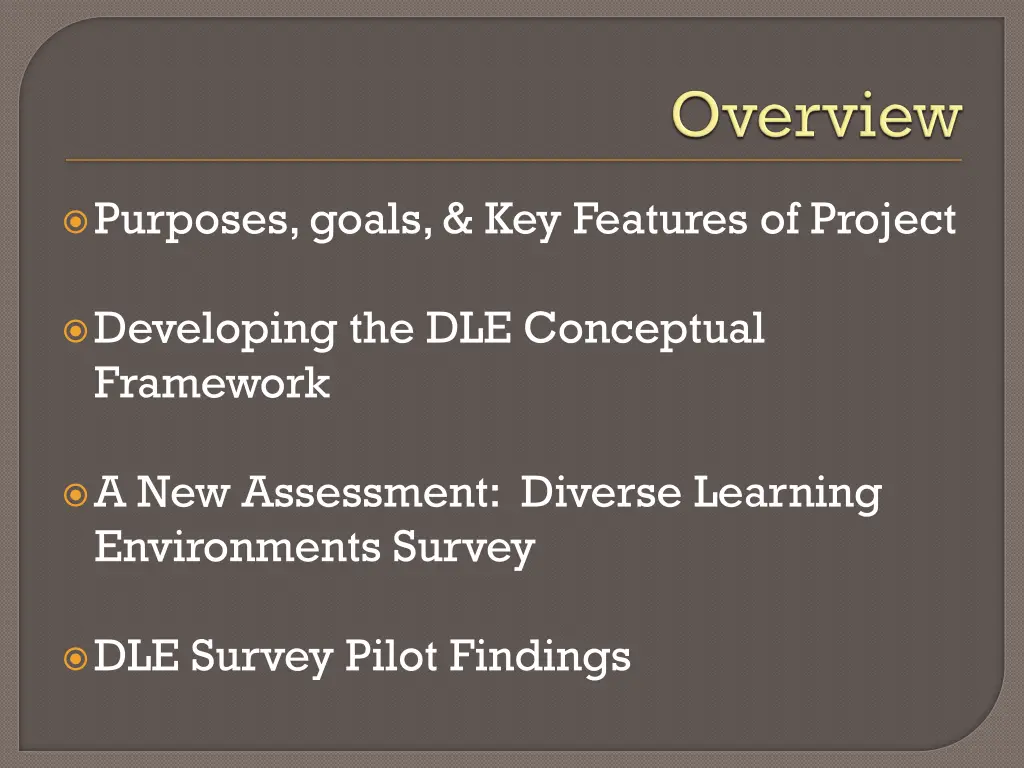 purposes goals key features of project