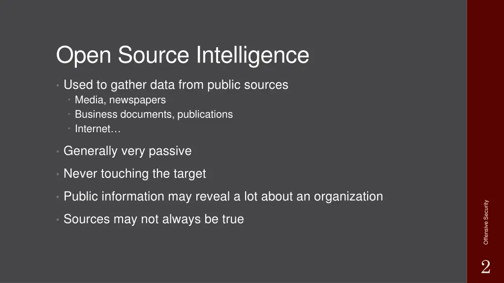 open source intelligence