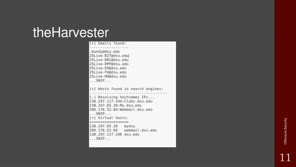 theharvester