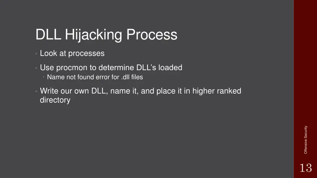 dll hijacking process