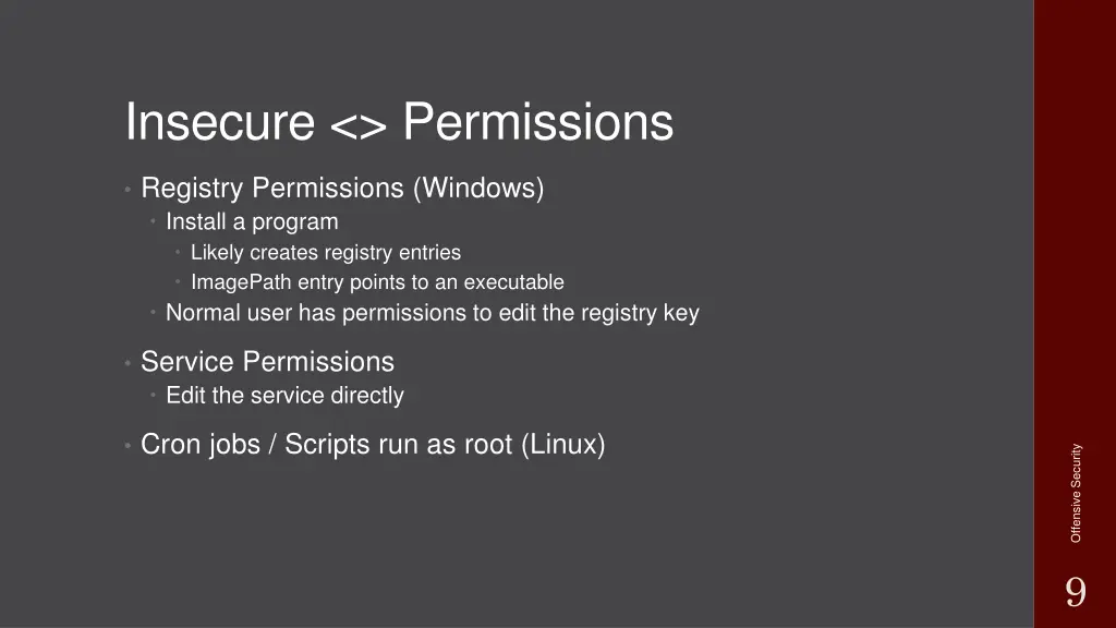 insecure permissions
