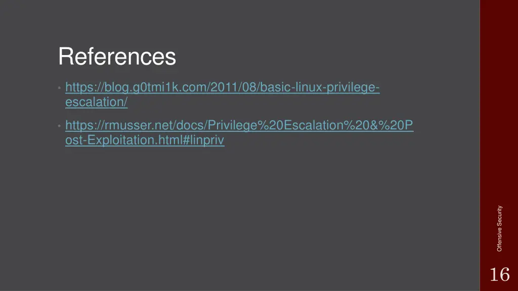 references
