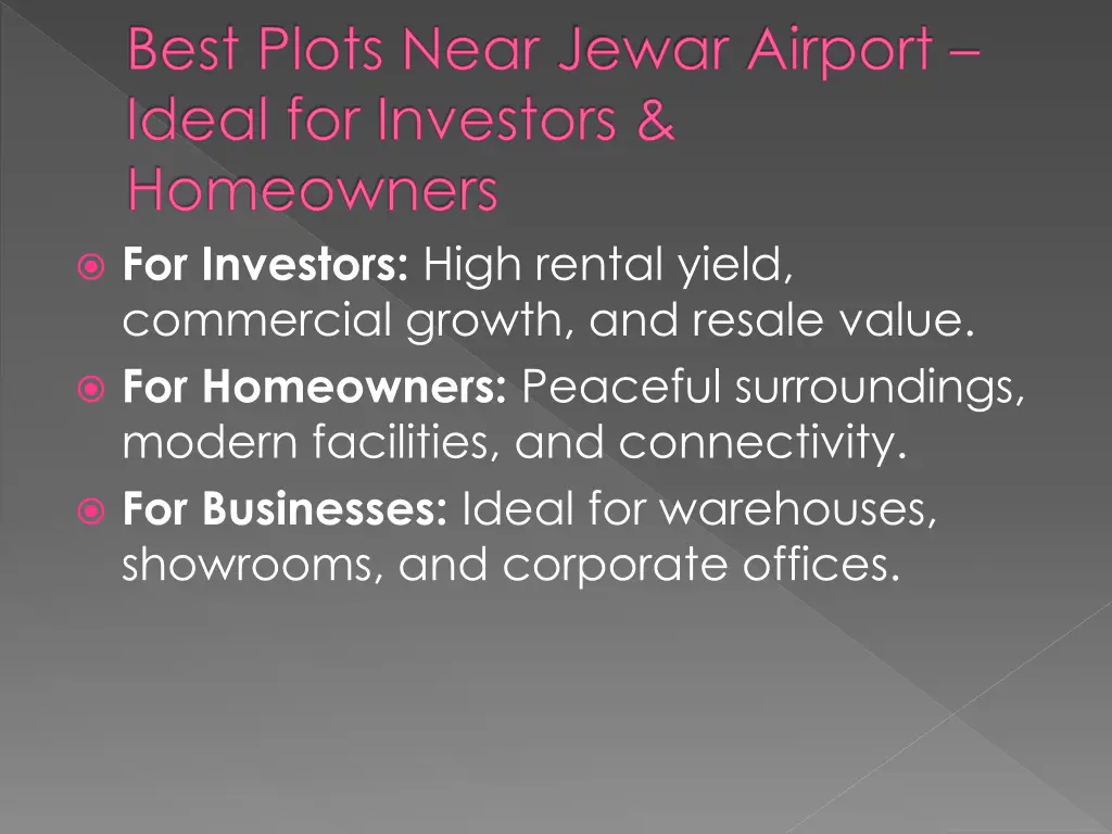 best plots near jewar airport ideal for investors