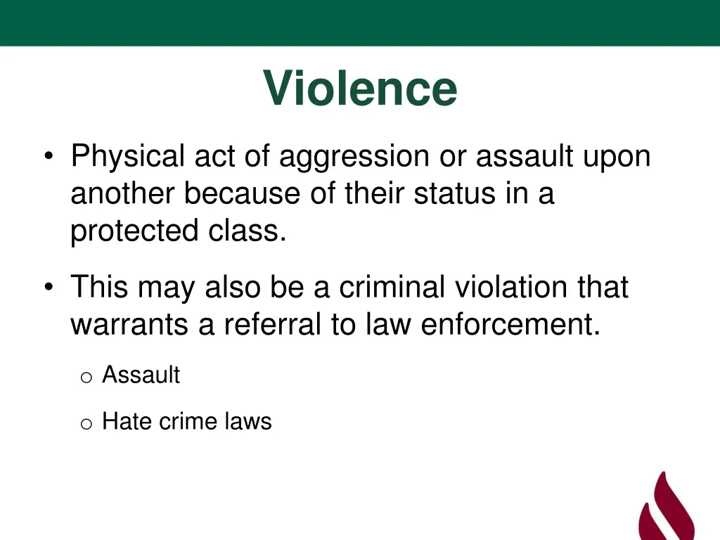 violence