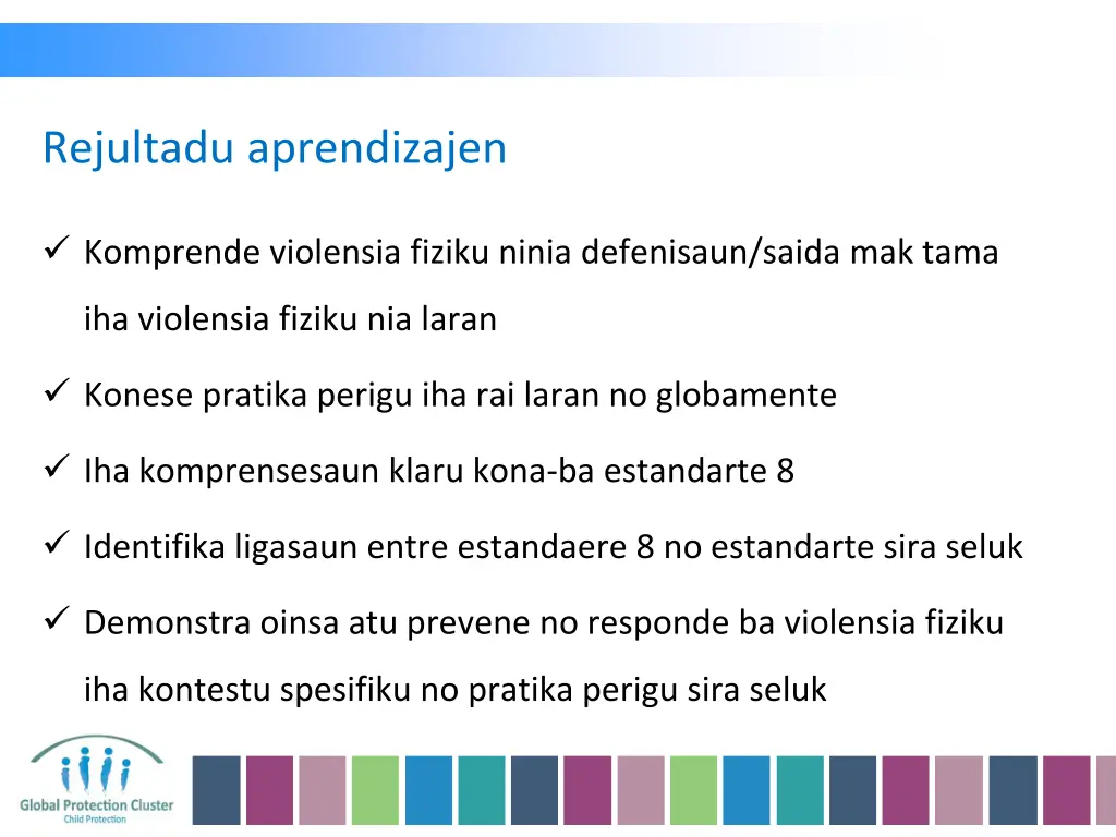 rejultadu aprendizajen
