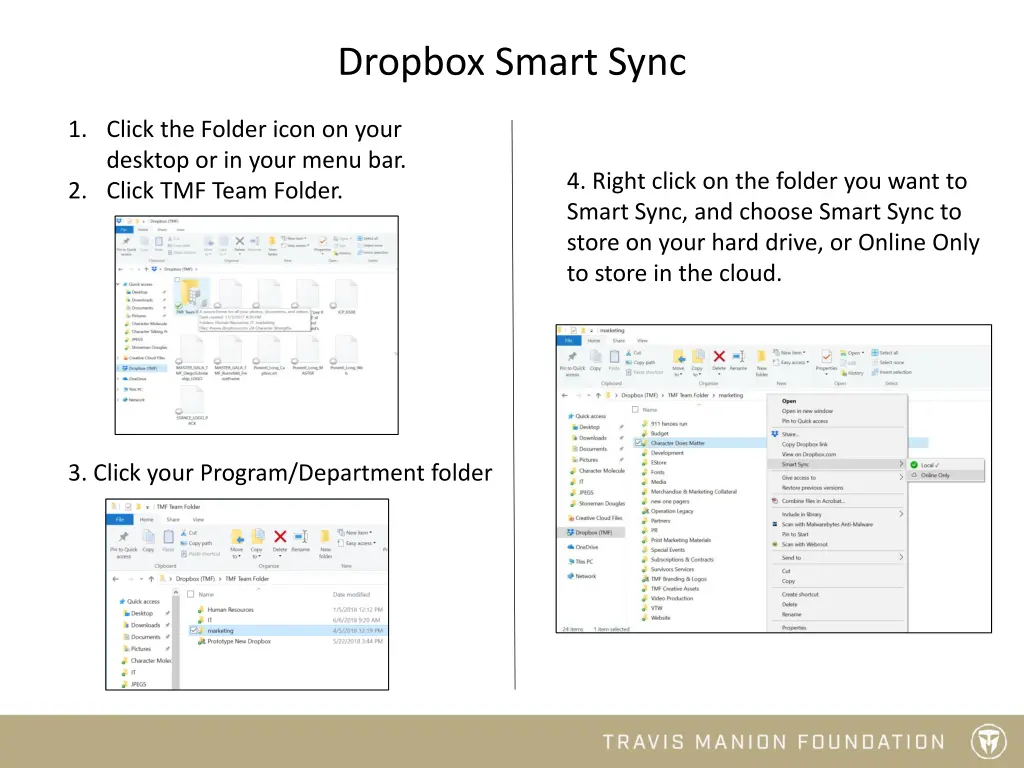 dropbox smart sync
