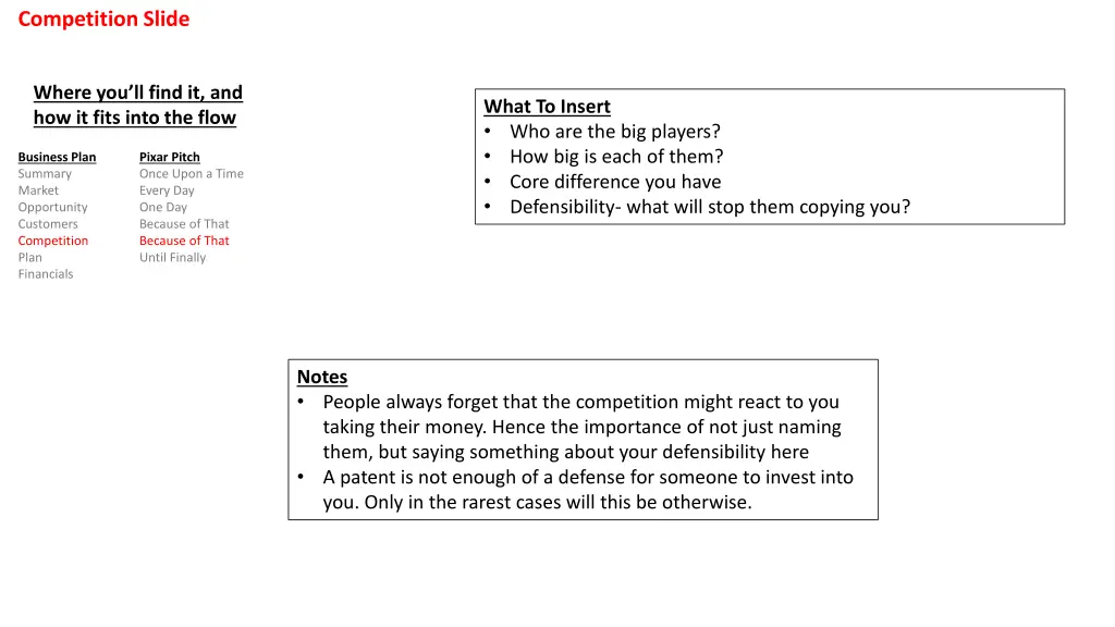 competition slide