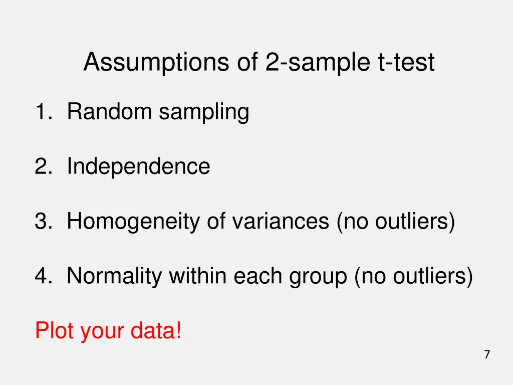 assumptions of 2 sample t test