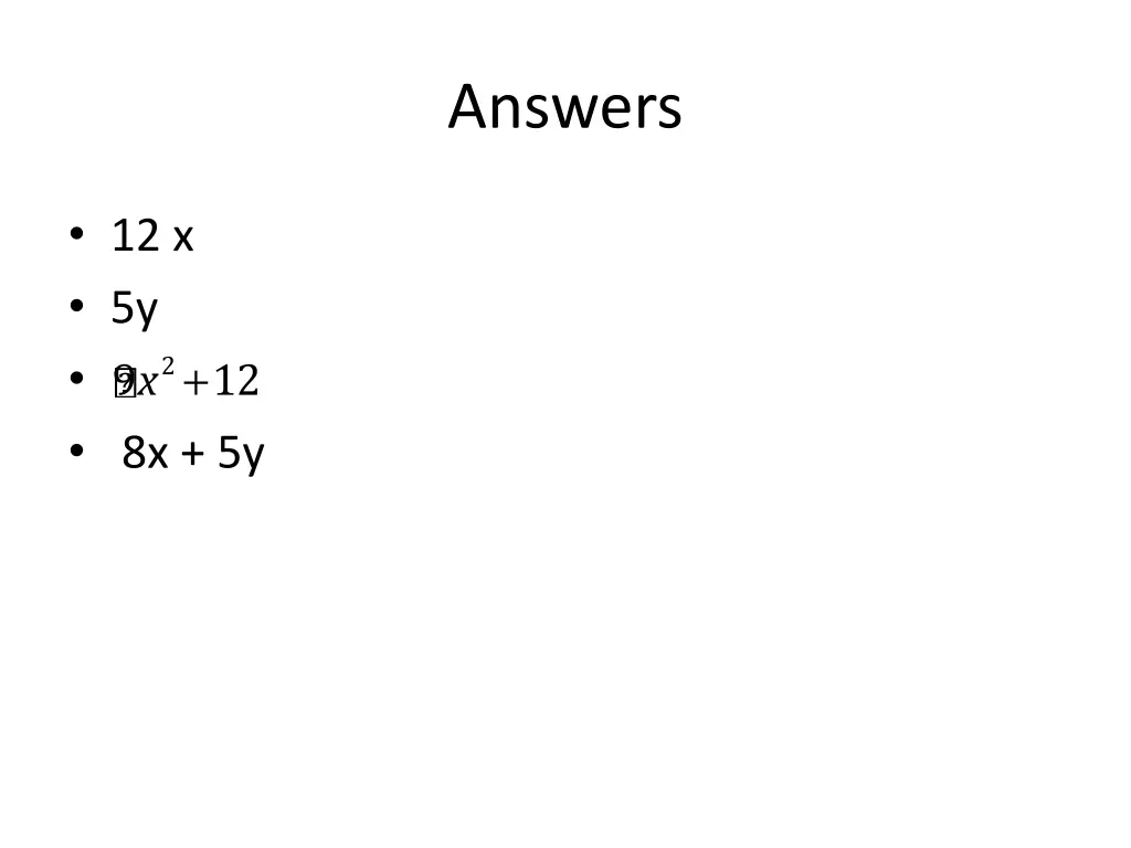 answers 2