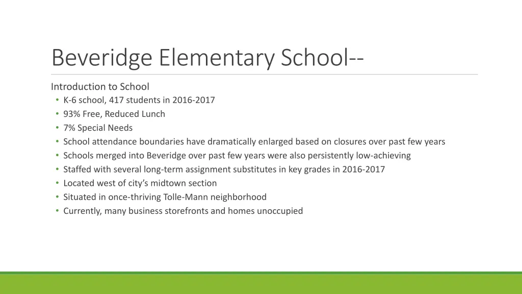 beveridge elementary school 1