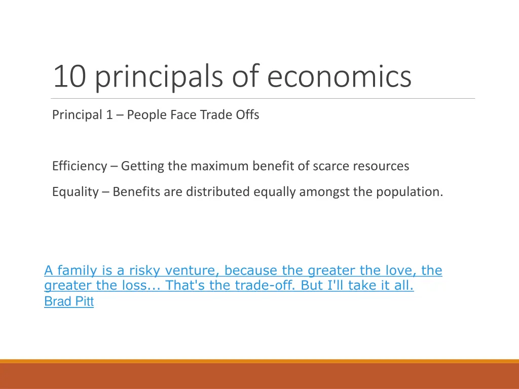 10 principals of economics