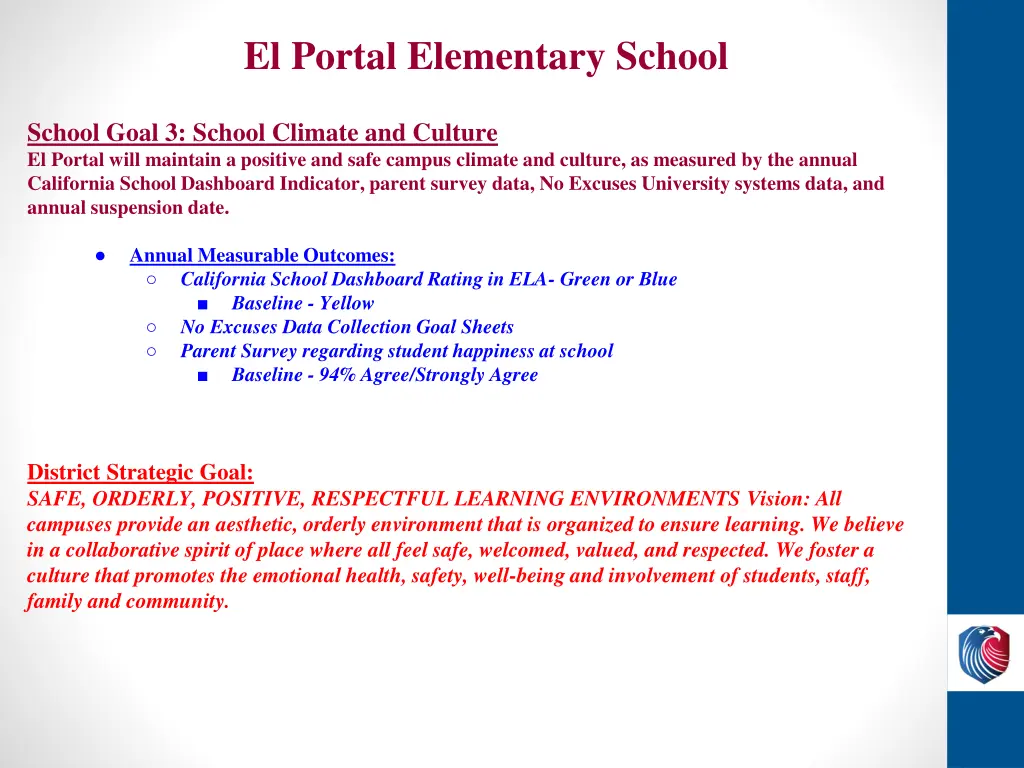 el portal elementary school 2