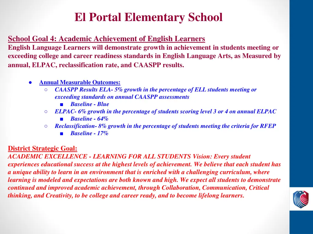 el portal elementary school 3