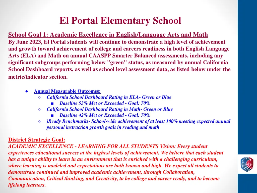 el portal elementary school