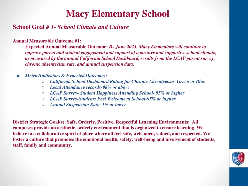 macy elementary school