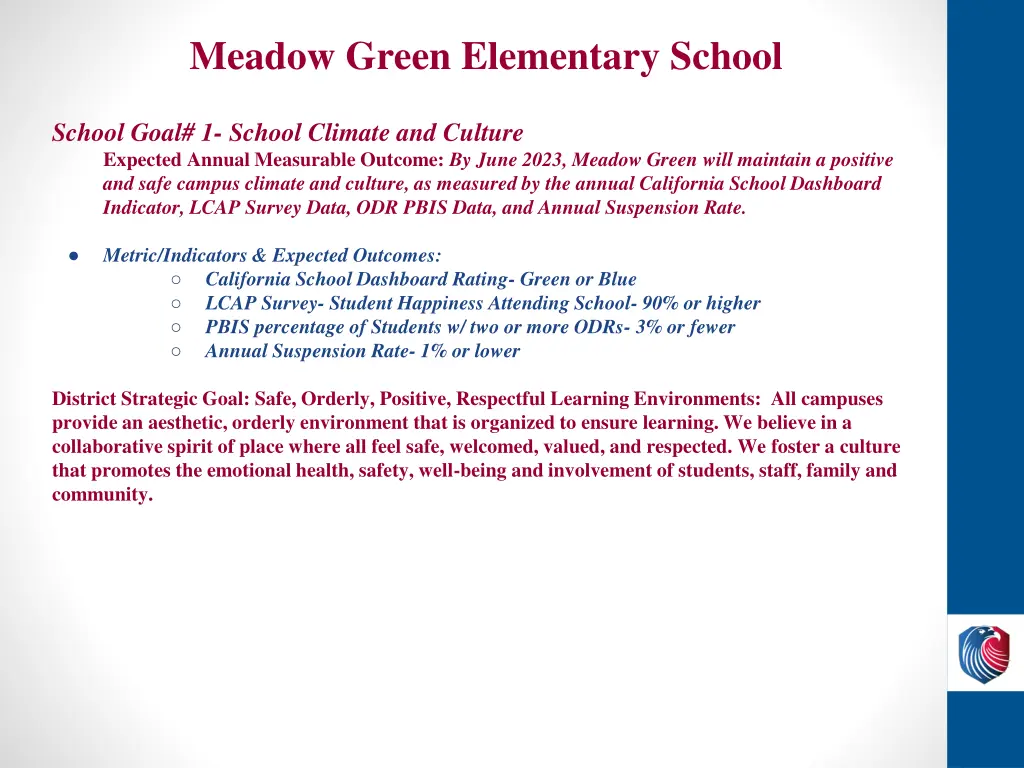 meadow green elementary school